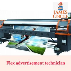 Flex advertisement technician Mr. Anupam Das in Santragachi